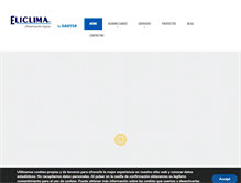 Tablet Screenshot of eliclima.com